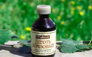 Как очистить организм от шлаков и токсинов березовым дегтем?