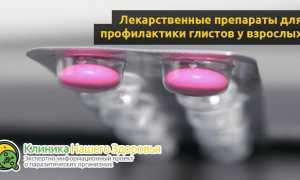 Профилактика глистов у взрослых: лекарства и таблетки