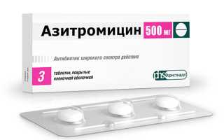 Показания и инструкция по применению препарата Азитромицин