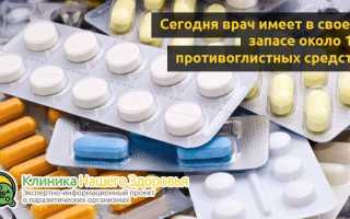 Препараты от паразитов и глистов