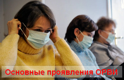 основные проявления ОРВИ