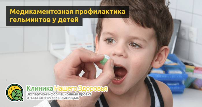 Профилактика глистов у детей: препараты, лекарства и народная медицина
