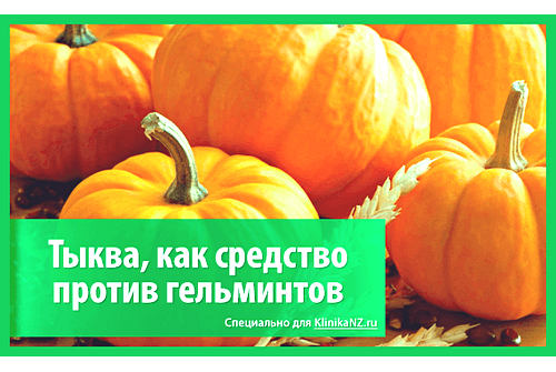Тыква от глистов