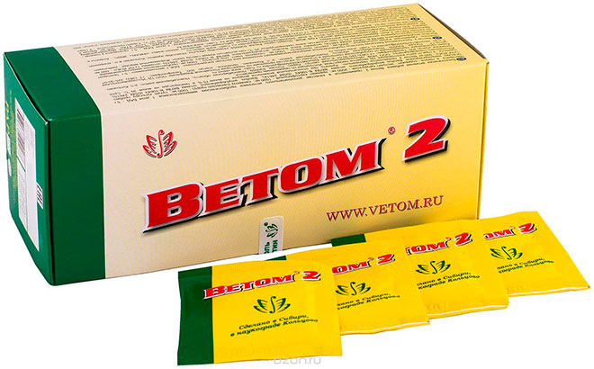 Показания к применению препарата ВЕТОМ 2